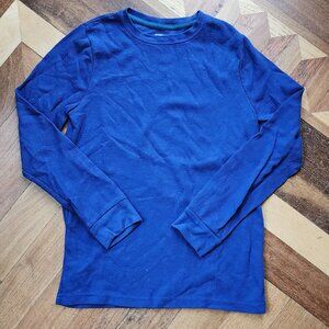 Sonoma Boys Royal Blue Waffle Knit Jersey Size Large